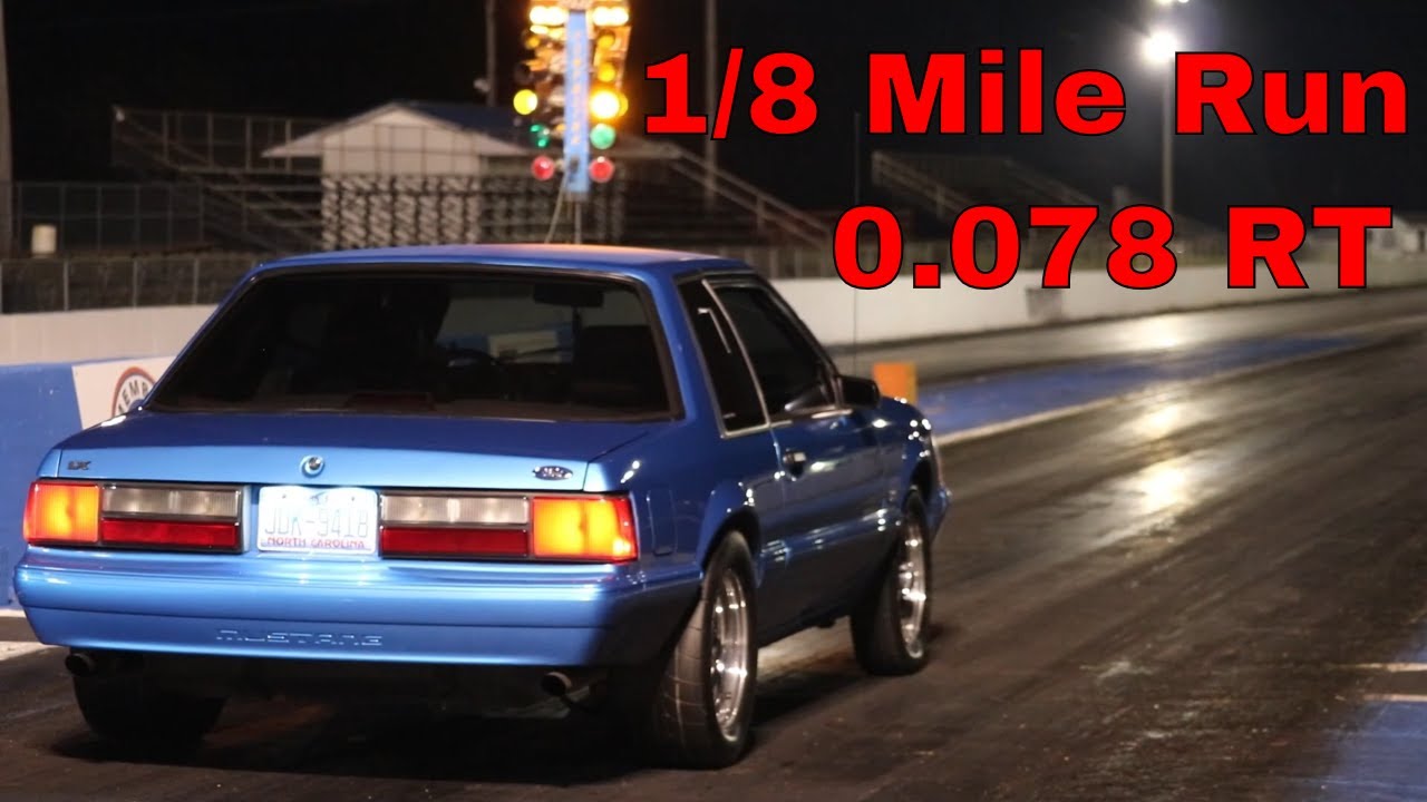 1987 Ford Mustang - 1/8 Mile Run