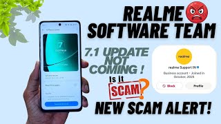 REALME SOFTWARE TEAM 🤬 - NEW SCAM ALERT ! screenshot 1