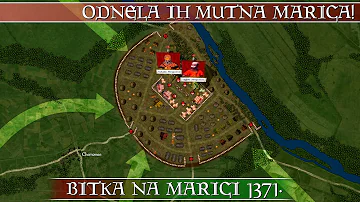 SRPSKA KATASTROFA - Bitka na Marici 1371. godine