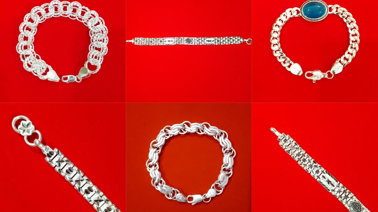Hollow Silver Bracelet Men | Stylish and Lightweight Silver Bracelets for  Him – NEMICHAND JEWELS
