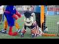 The 1st Annual Mascot Halftime Game Draw! Join us tomorrow to see which team will come out on top 🦊