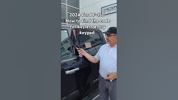 2024 Ford F 150 -  How do I get the code for keyless entry keypad? #shorts