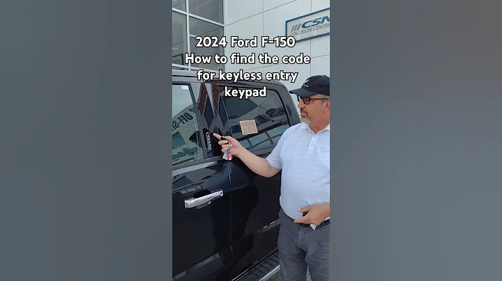 2024 Ford F 150 -  How do I get the code for keyless entry keypad? #shorts