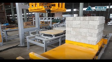 automatic cuber system for concrete blocks for Qunfeng(non-pallet)
