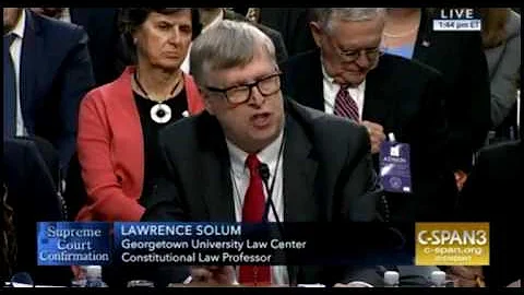 Solum at Gorsuch hearing on originalism