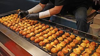 Crazy Skills! 130 Super Fast Takoyaki Completed! Korea No.1 Takoyaki Master / Korean Street Food