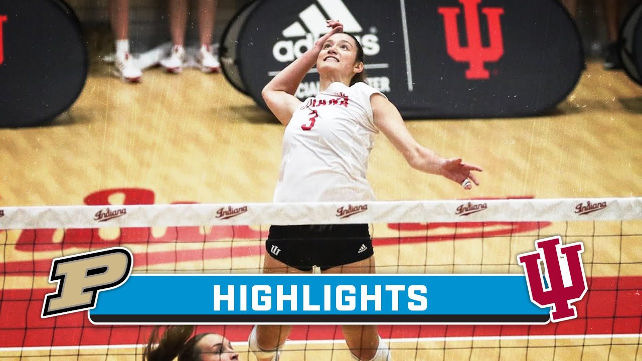 Purdue at Indiana Highlights Big Ten Volleyball Oct. 11, 2023 YouTube