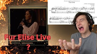 Reacting to Faouzia - Fur Elise (Live Performance)