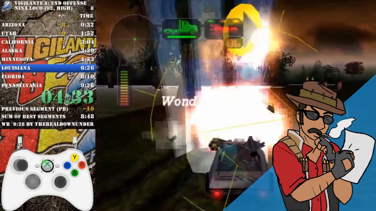 Speedrun Commentary: Vigilante 8 2nd Offense - Nina Loco