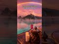 Tropical Lofi pink rainbow 🏝️ #shorts #lofi