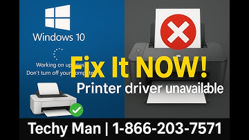 How to Fix HP Printer Not Working After Windows 10 Update | Printer Driver Is Unavailable