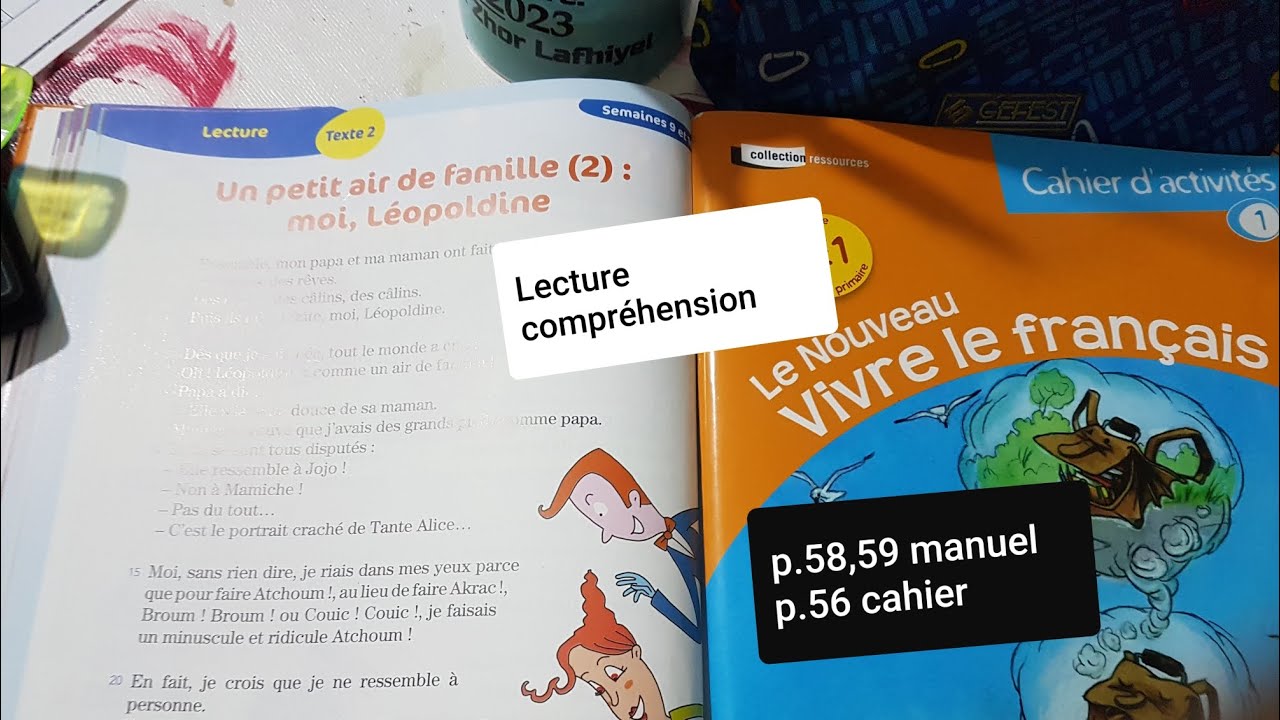Lecture Un petit air de famille (2):moi Léopoldine CE1