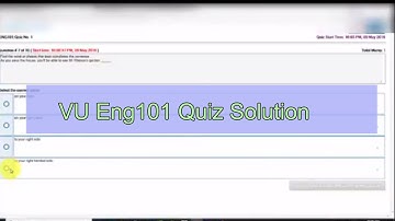 virtual university eng 101 solved quiz | vu English 101 quiz solution | eng101 grand quiz solution