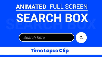 Animated Search Box | Html And CSS(Time-lapse) #shorts