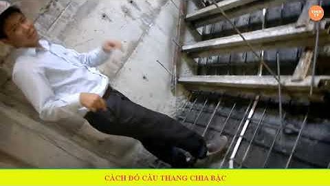 CÁCH GHÉP CỐT PHA ĐỔ BÊ TÔNG BẬC CẦU THANG TRỰC TIẾP (KHÔNG CẦN XÂY BẬC)