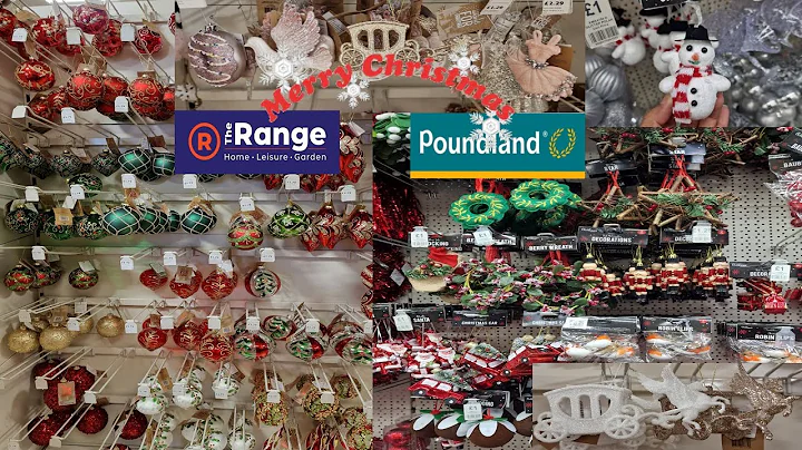 THE RANGE & POUNDLAND CHRISTMAS TREE DECORATING 2022 / SHOP WITH ME #ukfashion