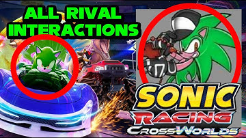 Trevor The Hedgehog - All Rival Interactions [SONIC RACING: CROSSWORLDS MOD]