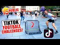 Testing VIRAL Football Trends - In PUBLIC!!