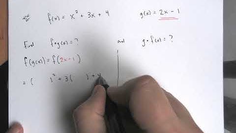MA 120 Sec 2.6 Composition of Functions Part 2