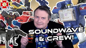 TRANSFORMERS SOUNDWAVE & CREW Titans Return Review