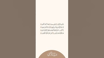 إستمع وإقرأ سورة التين الشيخ خالد المهنا