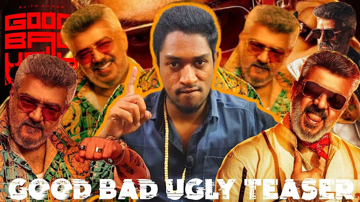 Good bad ugly movie teaser live in theaters | சும்மா கதற கதற கதற விடுறோம் 😱😨 | Gautham Hit | #ajith