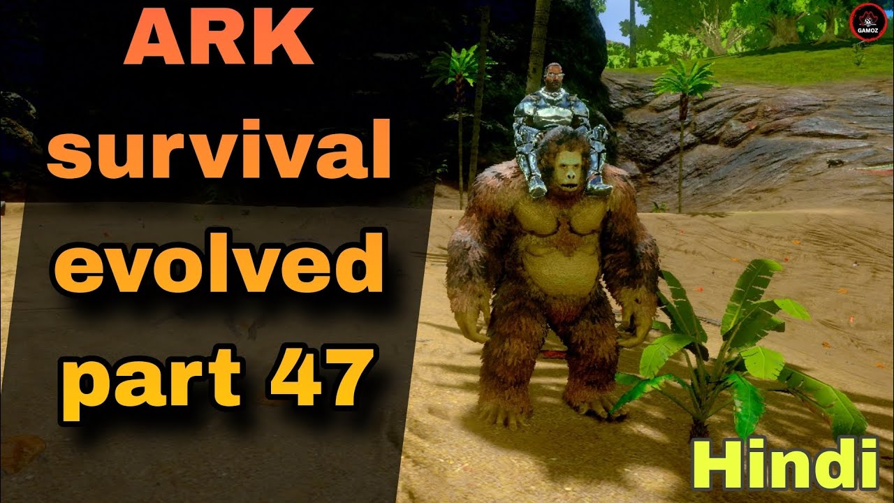 How to tame gigantopithecus in ARK mobile (Hindi)#ark #gaming # ...