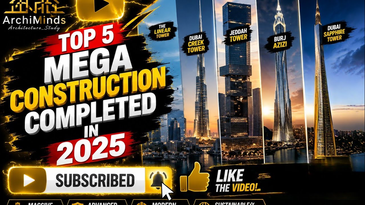 Top 5 Mega Construction Projects Finished in 2025 – The Future is Here ...