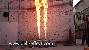 Outdoor flame machine use diesel as fuel