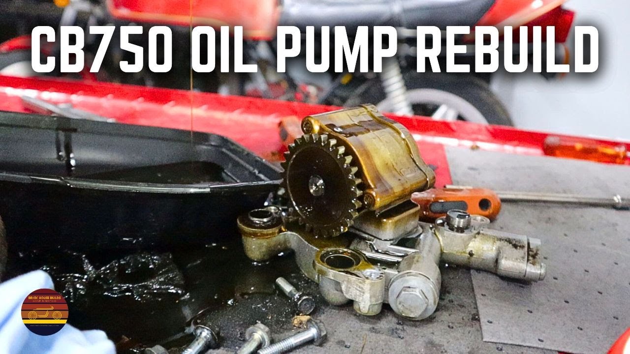 CB750 Chopper Revival Rebuilding The Oil Pump YouTube