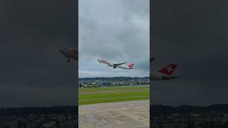 Departure from #Zurich: #SWISS Airlines Takes to the Skies #airbus #switzerland  #airplane