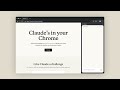 Research Preview: Claude for Chrome