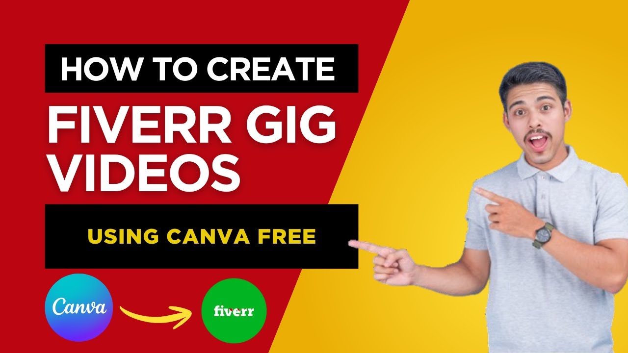 How to Create Fiverr Gig Video on Canva | Free Canva Template Included ...