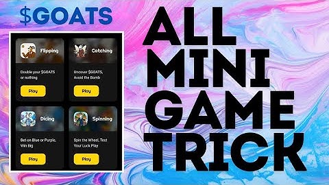 Telegram goats mini game hack | Telegram goats unlimited trick | Goats withdrawal