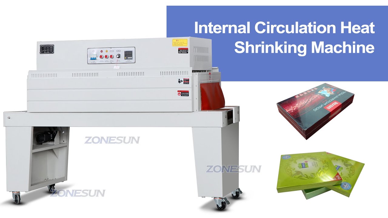 How To Use ZS-BS4522 Internal Circulation Heat Shrinking Machine For POF/PVC Films