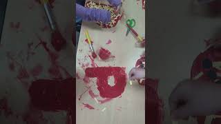 P is for Pizza Process Art #STEAMforKids #PreschoolArt #HandsOnLearning #SensoryPlay