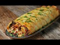 まるで鱗!豪快チーズのポテトロール♪