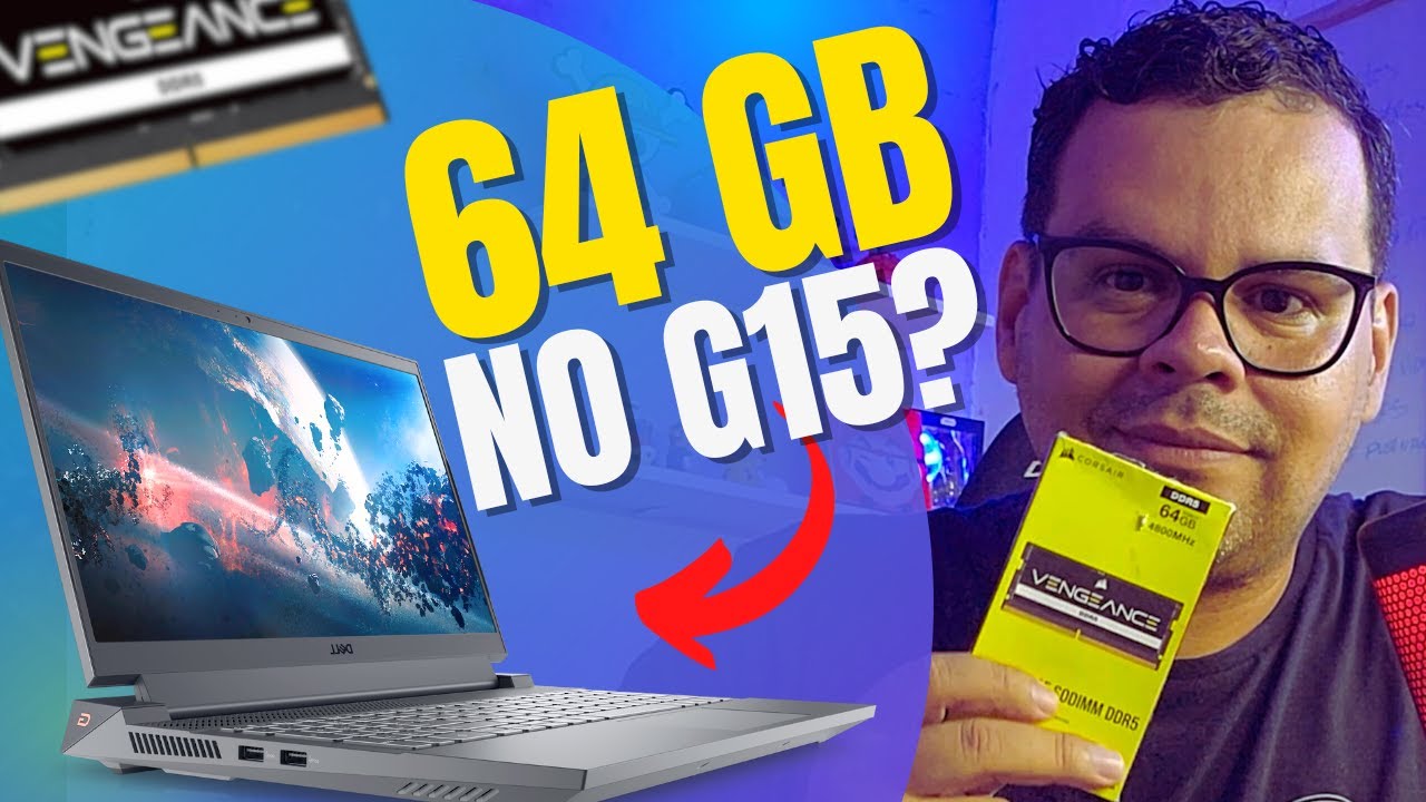 Como instalar 64 GB de memoria no Dell G15