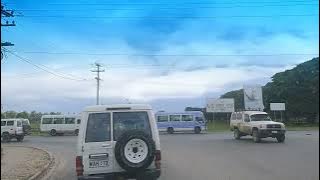 Driving to Wewak Town