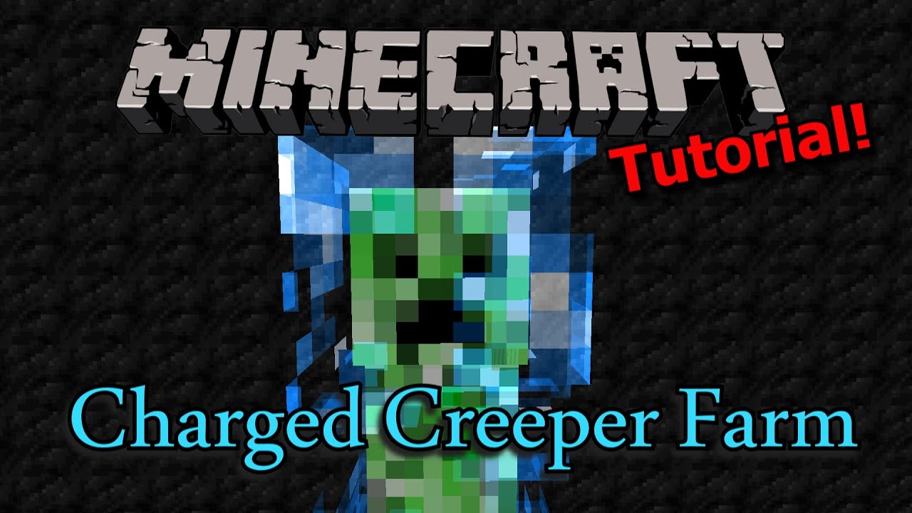 [Tutorial] Minecraft Charged Creeper Farm - YouTube