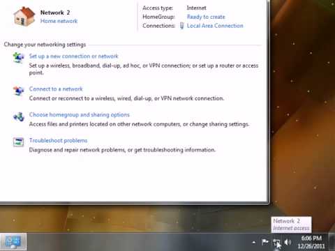4. Setting Up A Secure Wireless Network - Windows 7