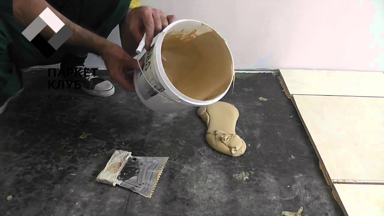Укладка фанеры под паркет в компании \"ПАРКЕТ-КЛУБ\" - YouTube