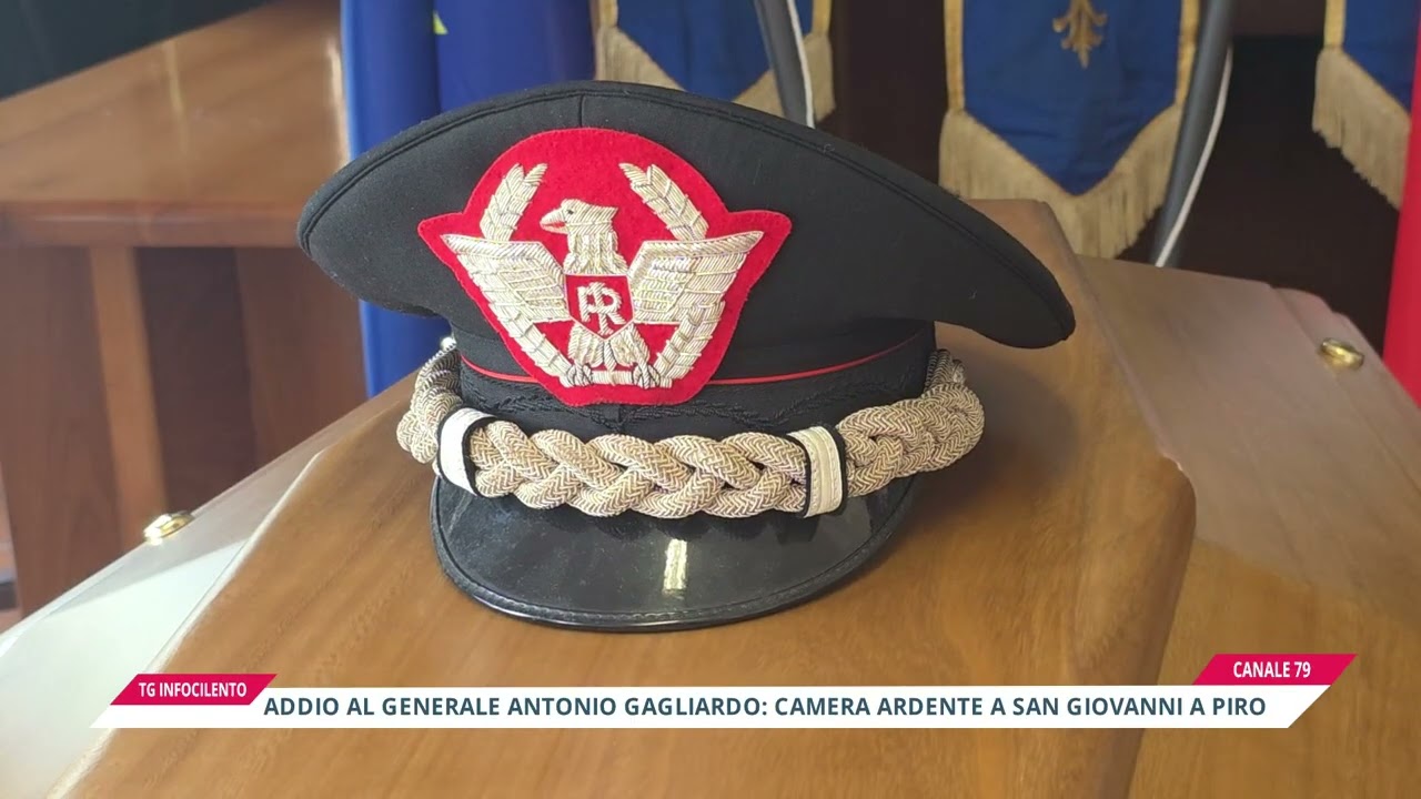 Addio al generale Antonio Gagliardo: camera ardente a San Giovanni a Piro