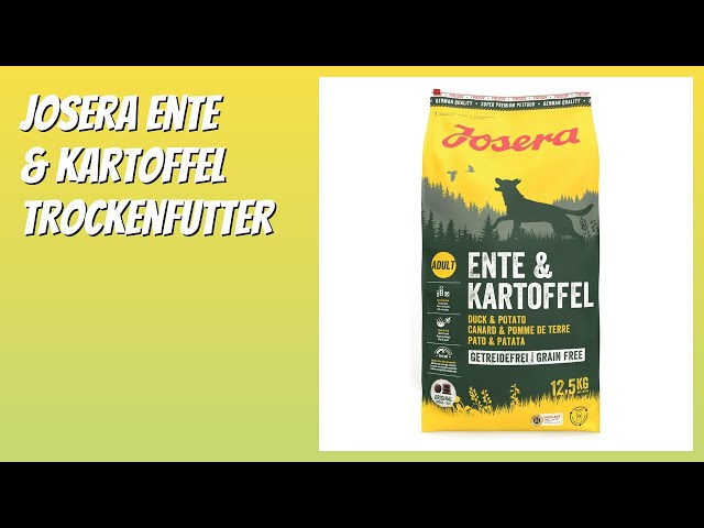 BEWERTUNG (2026): Josera Ente & Kartoffel Trockenfutter. Infos - YouTube