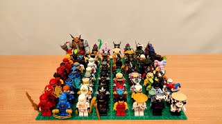 Обзор всей моей коллекции минифигурок Lego Njnjago / Лего Ниндзяго фигурки