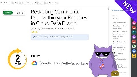 Redacting Confidential Data within your Pipelines in Cloud Data Fusion|#2025|#GSP811|#qwiklabs