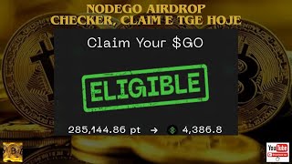 NodeGO Airdrop - Checker, Claim e TGE!