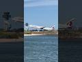 Qatar B77W (25 years of excellence sticker) departs Sydney from runway 34L on 19/10/25 #viral #beach