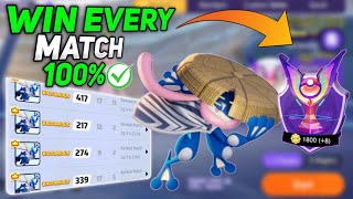 How i reach Master Rank 1800 by using Greninja! Must Watch This | Pokemon unite gameplay