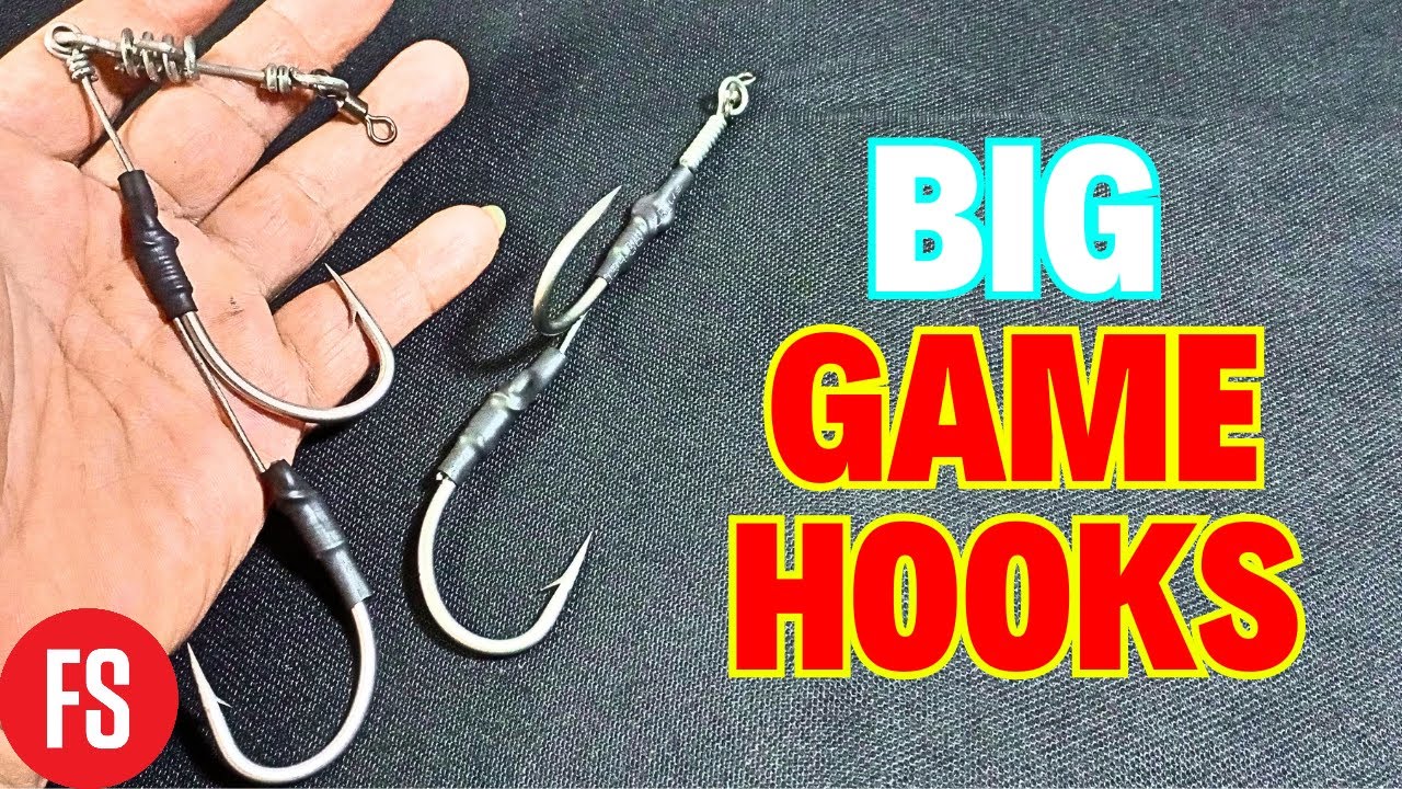 How To Make A Big Game Fishing Hook? Fishing Hooks Fishing Skills